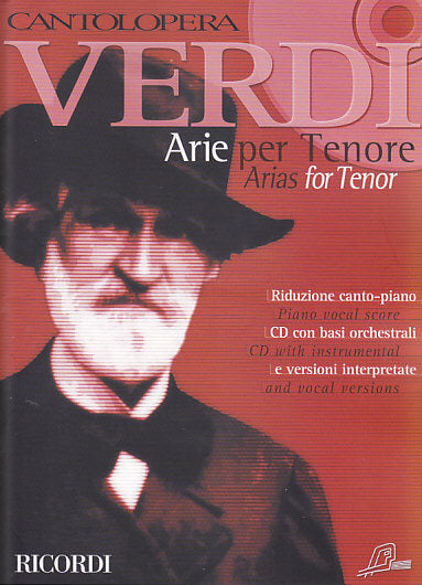 Verdi, Arie per tenore (+CD) (Ricordi)