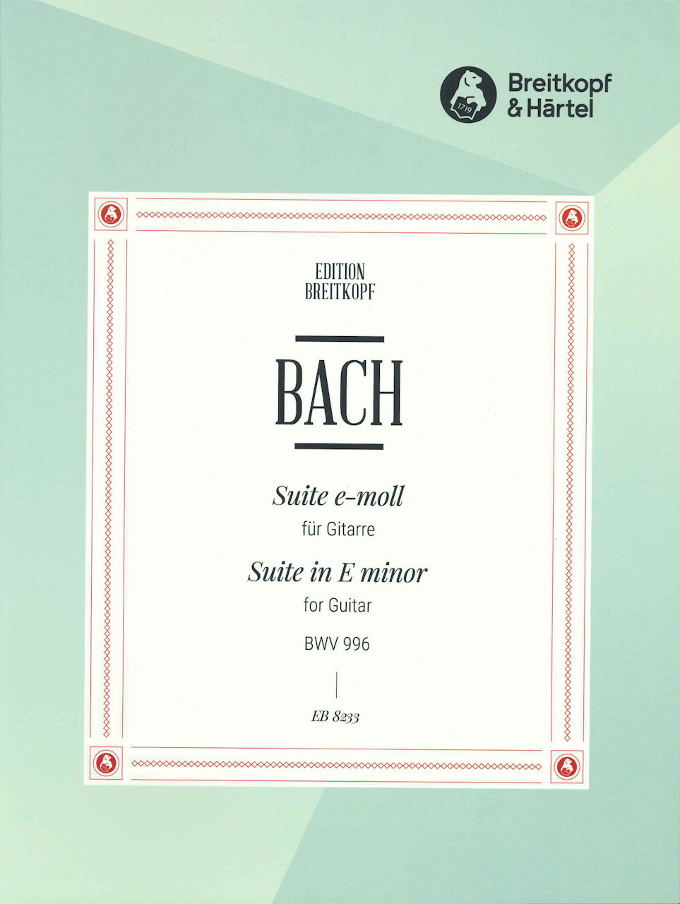 Bach, Suite BWV 996, e-moll (Guit Solo) (Breitkopf)