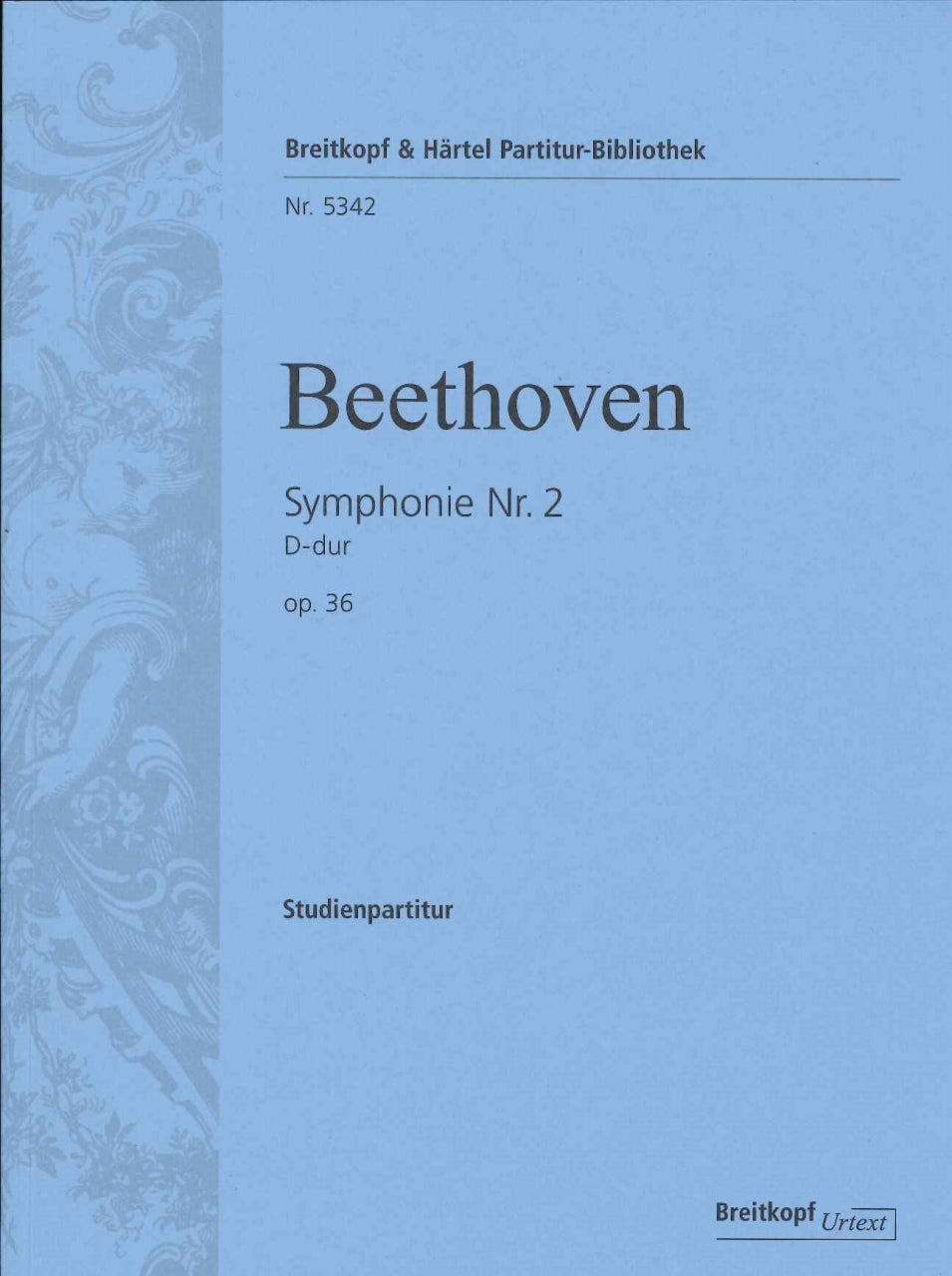 Beethoven, Symphony No. 2 (Brown) (Breitkopf)