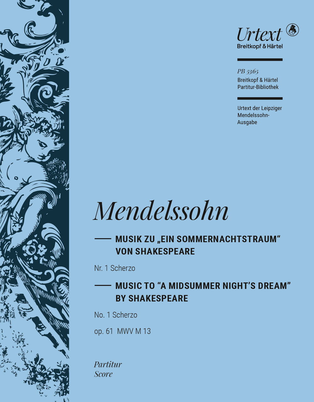Mendelssohn, Sommernachtstraum, Scherzo (Breitkopf)