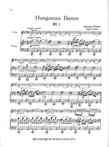 Brahms, Hungarian Dances Nos. 1-10 (Masters Music)