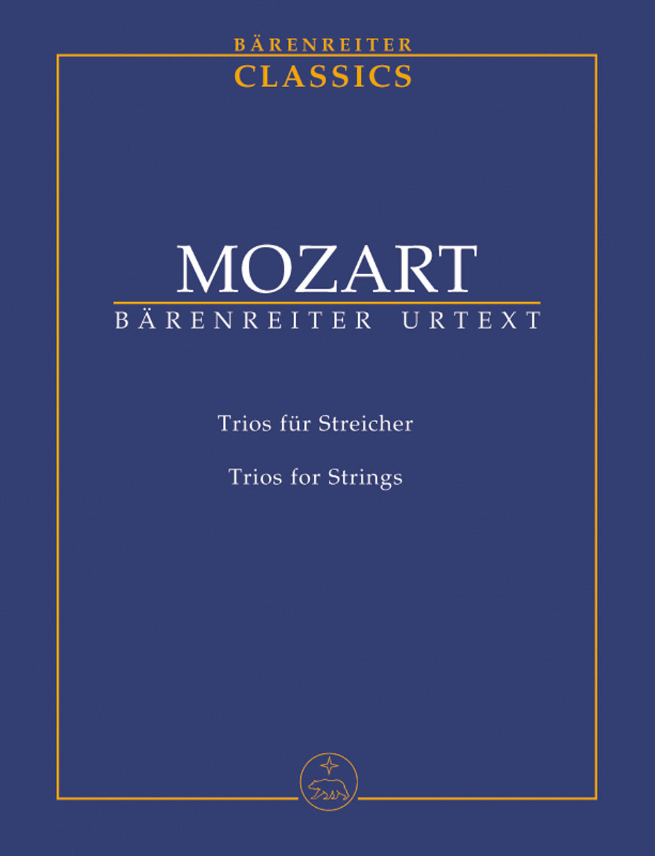 Mozart, Trios fur Streicher KV 563, etc. (Barenreiter)