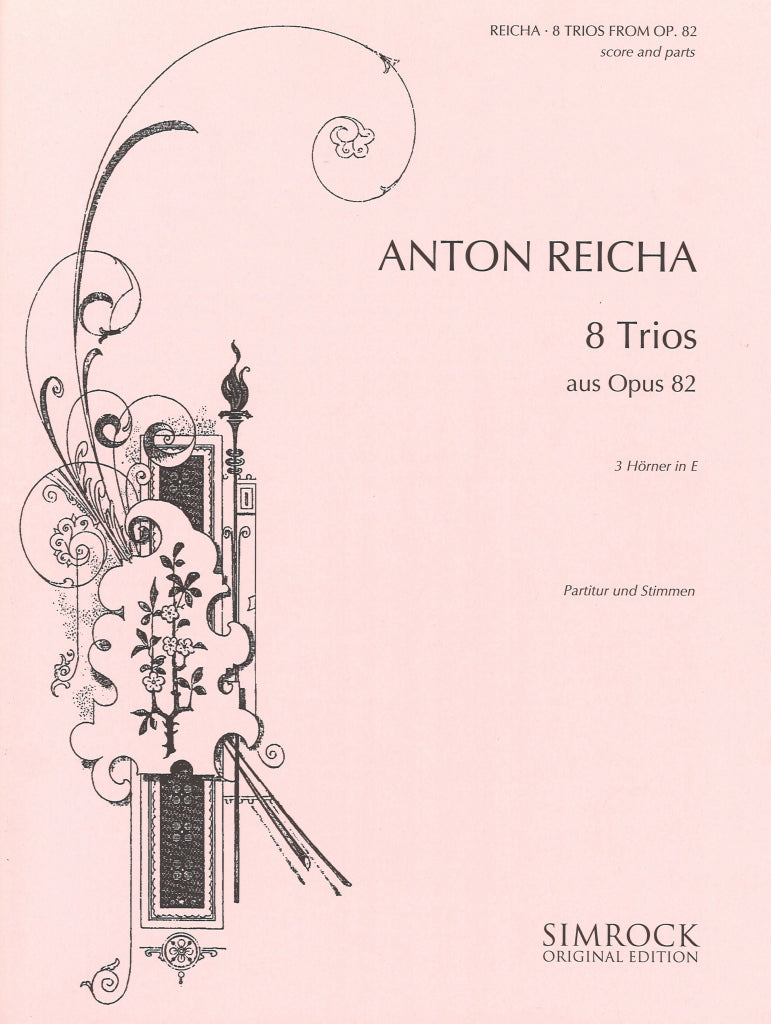 Reicha, 8 Trios aus op. 82 (3Hn) (Simrock)