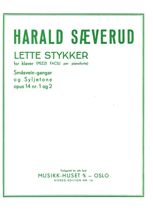 Saeverud, op.14/I: Easy Pieces 1, 2 (Musikk-Huset)