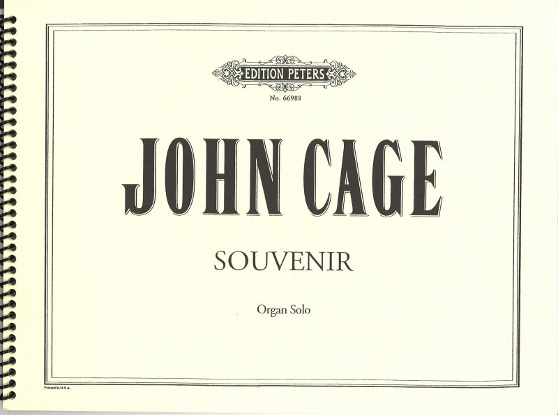 Cage, Souvenir (Peters)