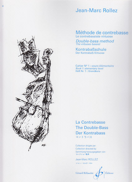 Rollez, Methode de contrebasse 1 (Billaudot)