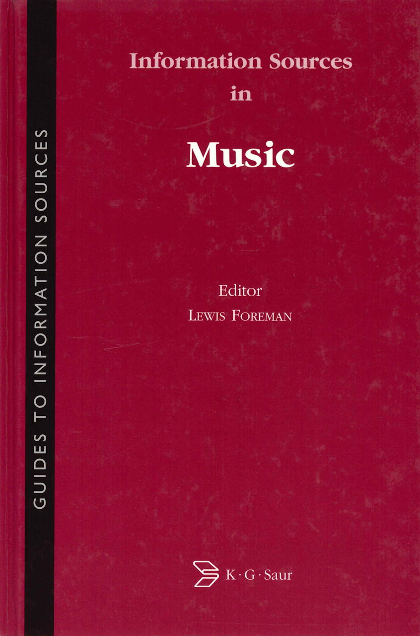 Foreman, Information Sources in Music (K.G.Saur)
