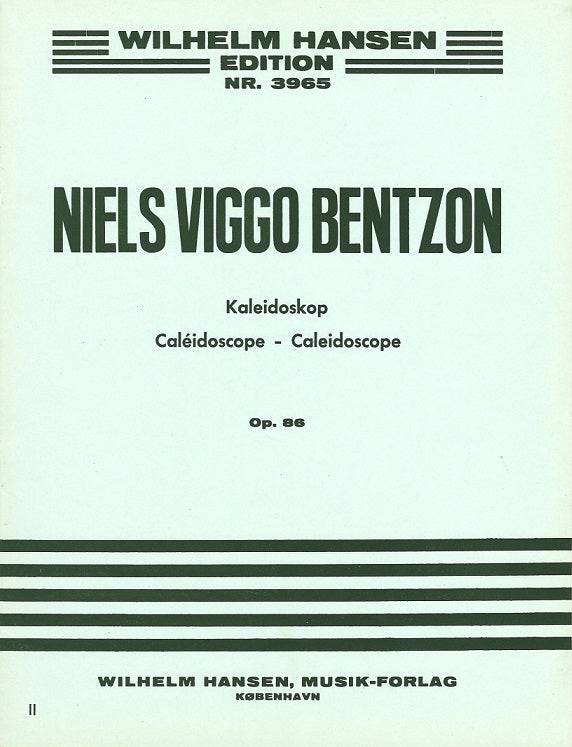 Bentzon, Kaleidoscope op. 86 (W.Hansen)