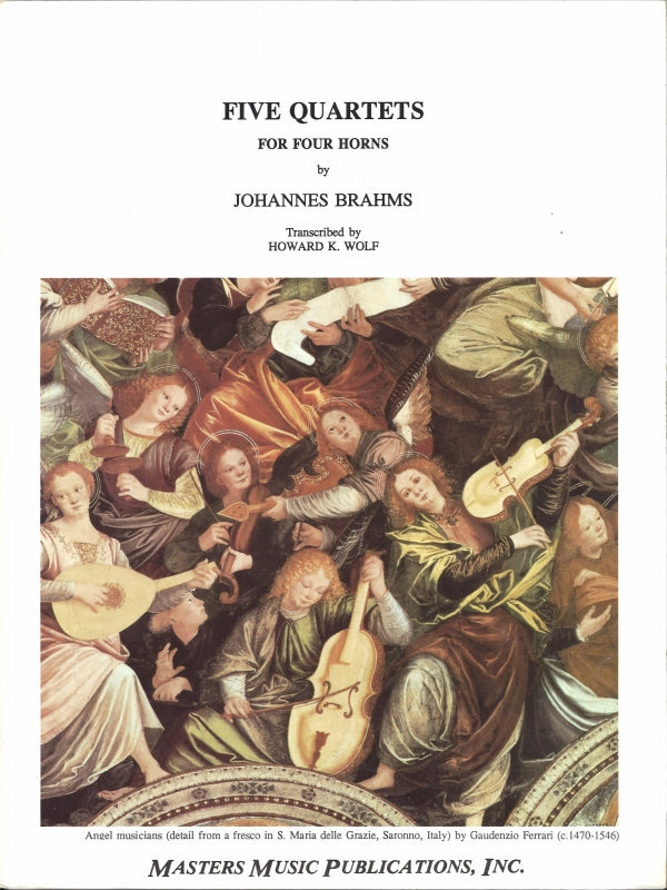 Brahms, 5 Quartets (4Hn) (Masters Music)