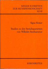 Rotter, Kieler Schriften zur Musikwissen (Barenreiter)