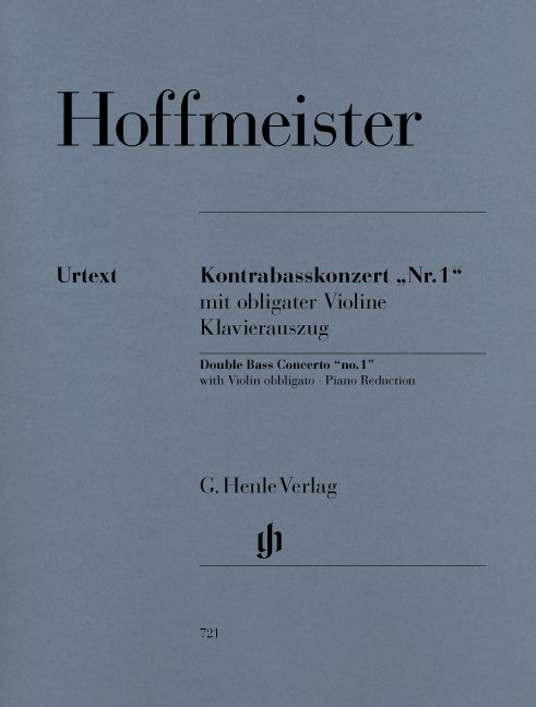 Hoffmeister, Concerto No. 1 in D/C (Henle/Breitkopf)