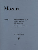 Mozart, Concerto KV 216 (No.3) (Seiffert (Henle)