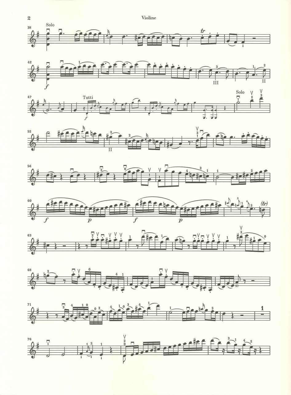 Mozart, Concerto KV 216 (No.3) (Seiffert (Henle)