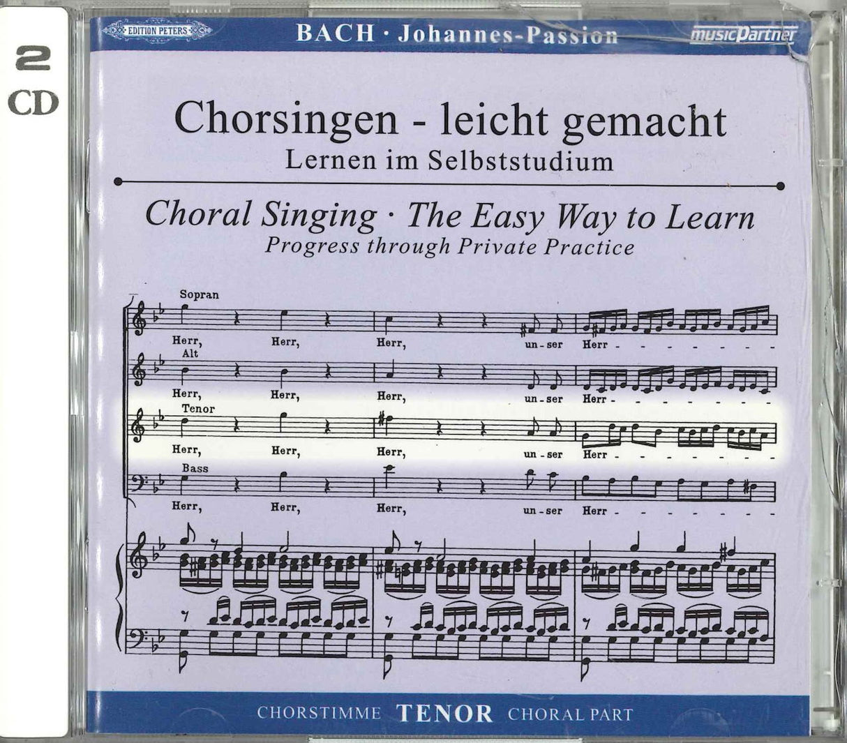 Bach, Johannes-Passion: Tenor (2CD) (Peters)