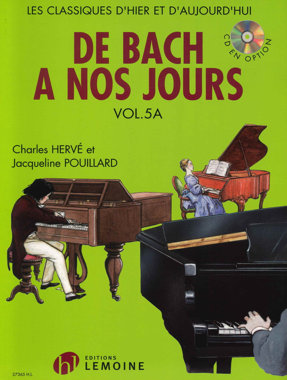 De Bach a nos jours 5A (Herve/Pouillard) (Lemoine)