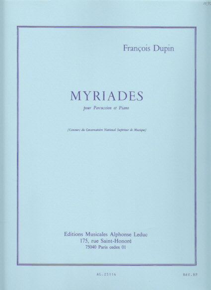 Dupin, Myriades (Perc,Pf) (Leduc)