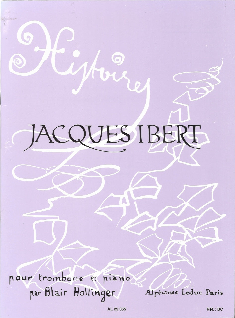 Ibert, Histoires (Tbn,Pf) (Leduc)