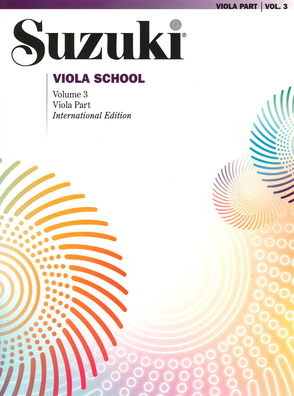 Suzuki Viola School 3: Viola Part (Summy-Birchard/Alfred)