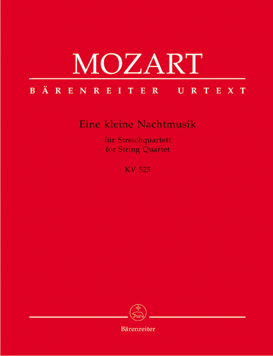 Mozart, Eine kleine Nachtmusik (Quartet) (Barenreiter)