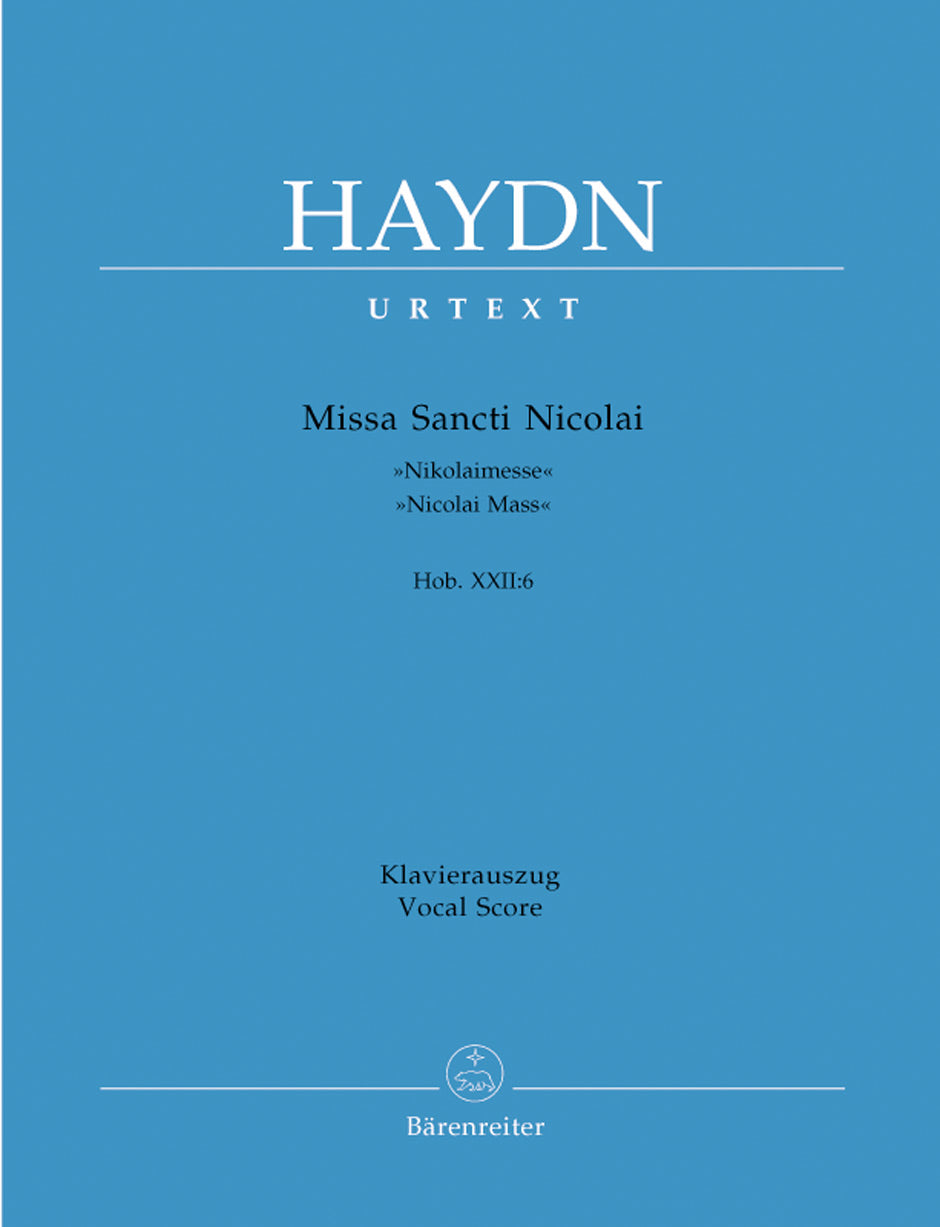 Haydn, Missa Sancti Nicolai, Hob. 22/6 (Barenreiter)