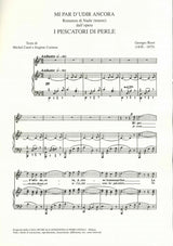 Bizet, Pescatori di perle, Mi par d'udir (Sonzogno)