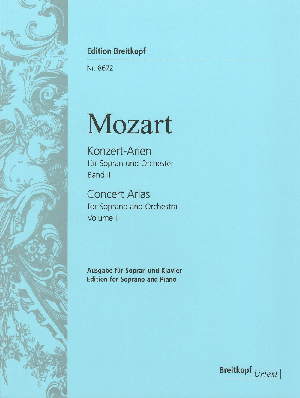 Mozart, Konzert-Arien fur Sop. 2 (Breitkopf)