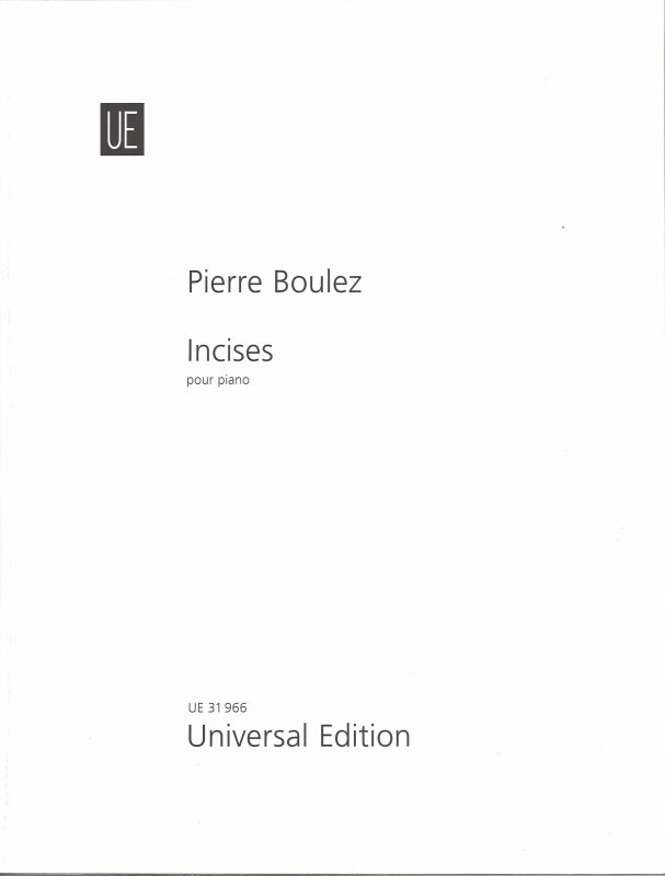 Boulez, Incises (ver. 2001) (Universal)