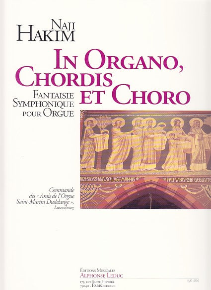 Hakim, In organo, chordis et choro (Leduc)