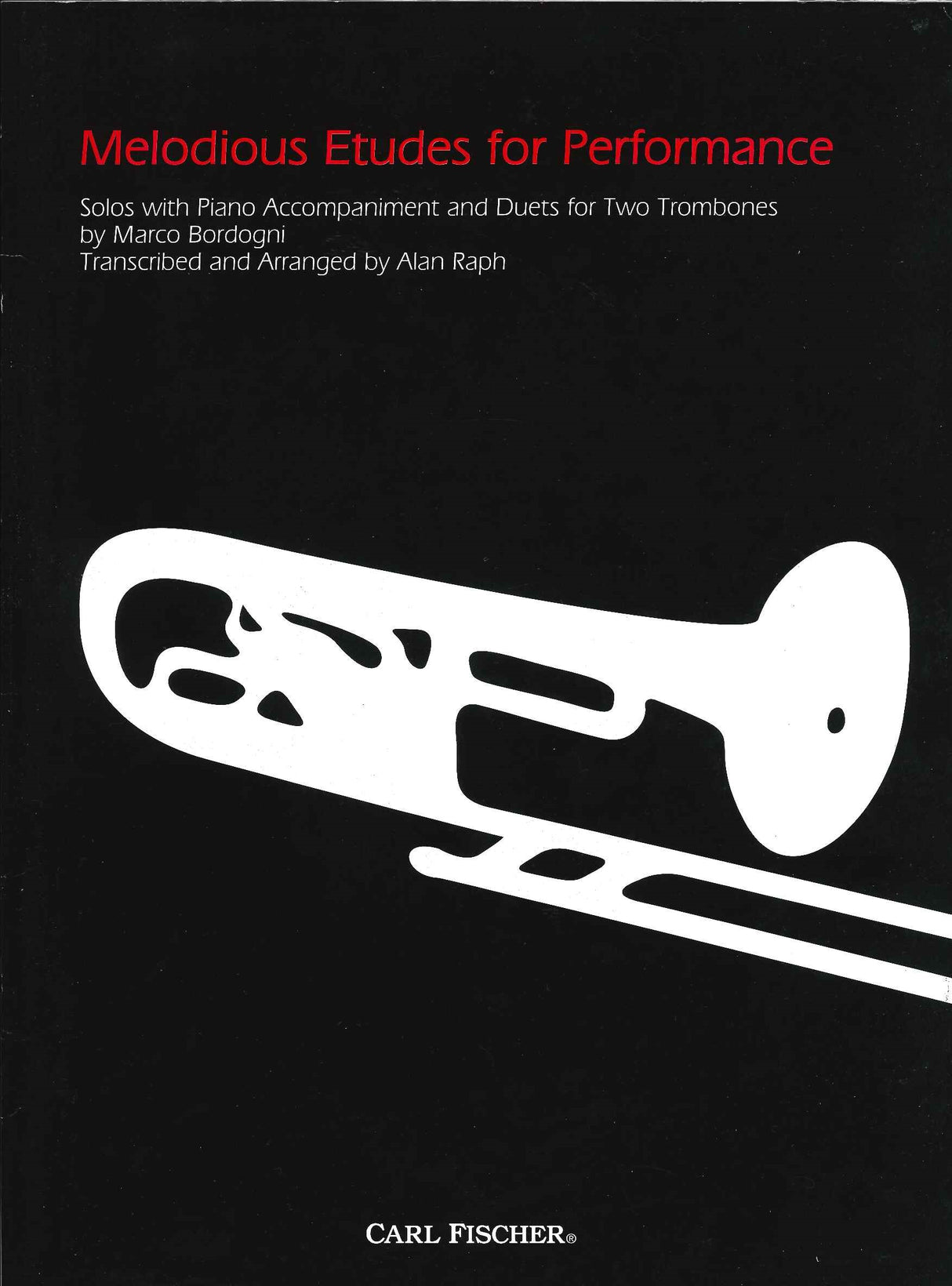 Bordogni/Raph, Melodious Etudes (Tbn,Pf) (Carl Fischer)