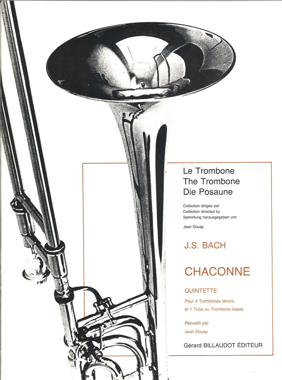 Bach, Chaconne (4Tbn,Tba/BsTbn) (Billaudot)