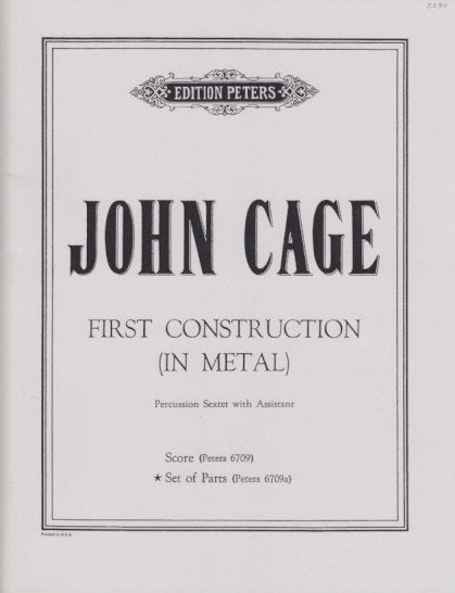 Cage, First Construction (Parts) (Peters)