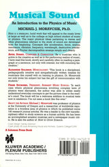 Musical Sound : An Introduction (hard) (Plenum)