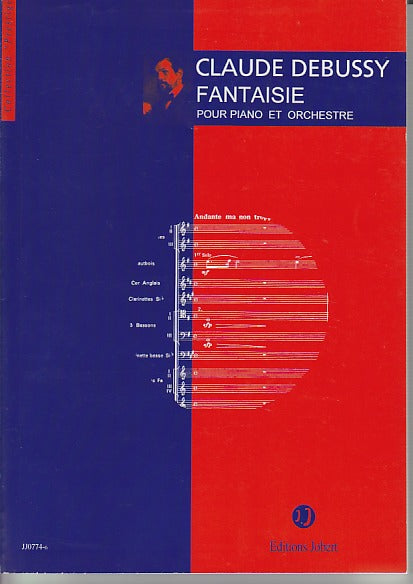 Debussy, Fantaisie pour piano et orch. (Jobert)