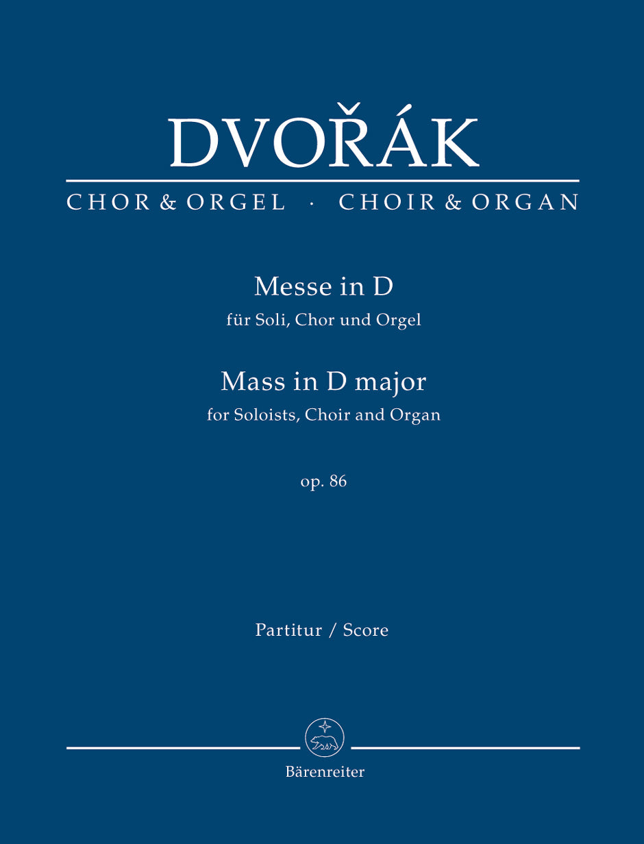 Dvorak, Messe in D op. 86 (SATB,Org) (Barenreiter)
