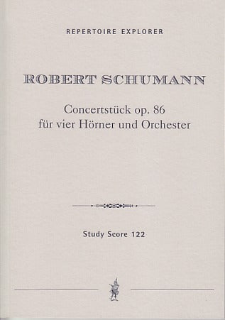 Schumann, Concertstuck op. 86(4Hn,Orch) (Hoflich)