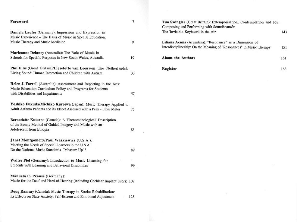 Laufer, Resonances with Music (Dohr)