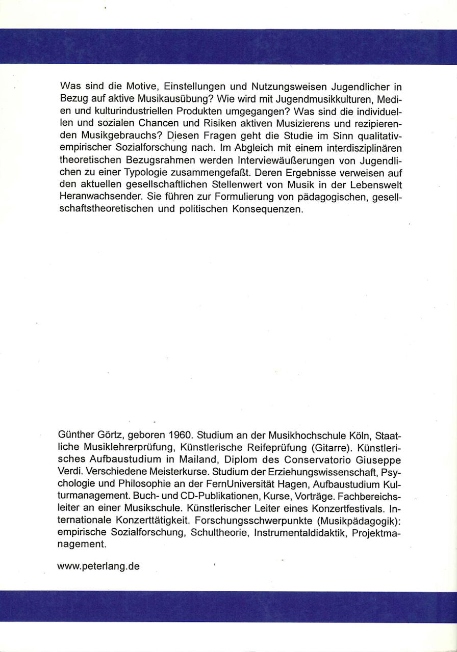 Gortz, Gesellschaftliche Relevanz (Peter Lang)