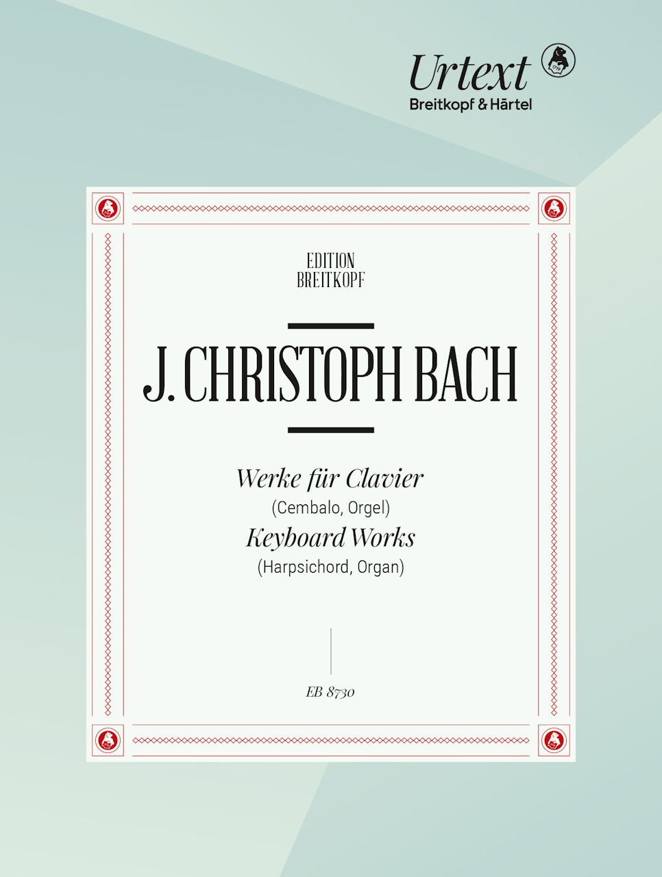Bach,J.Christoph, Werke fur Klavier (Breitkopf)