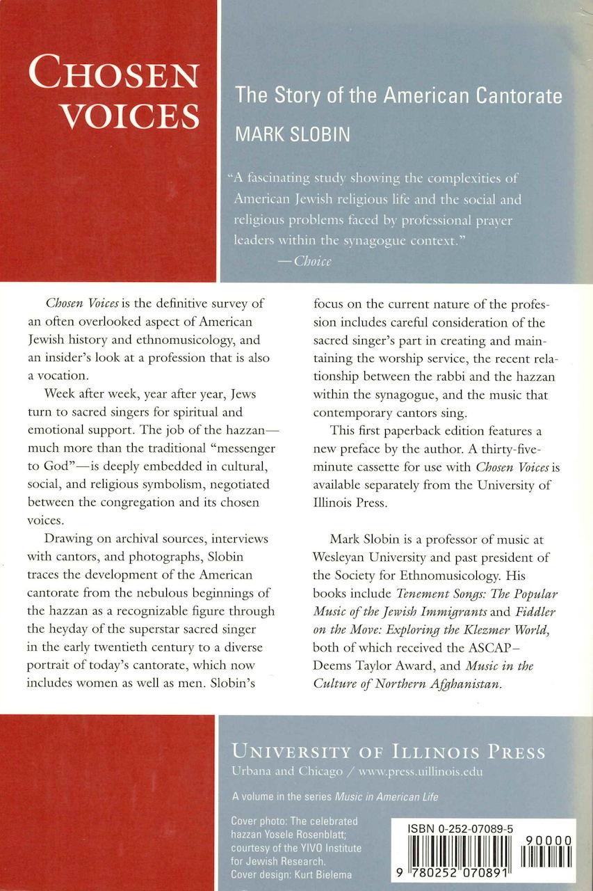Chosen Voices: Story of American (paper) (Illinois Press, University of)