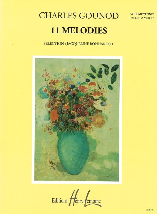 Gounod, 11 Melodies (Med) (Lemoine)