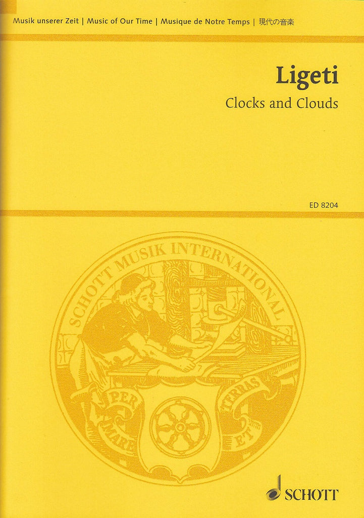 Ligeti, Clocks and Clouds (Schott)