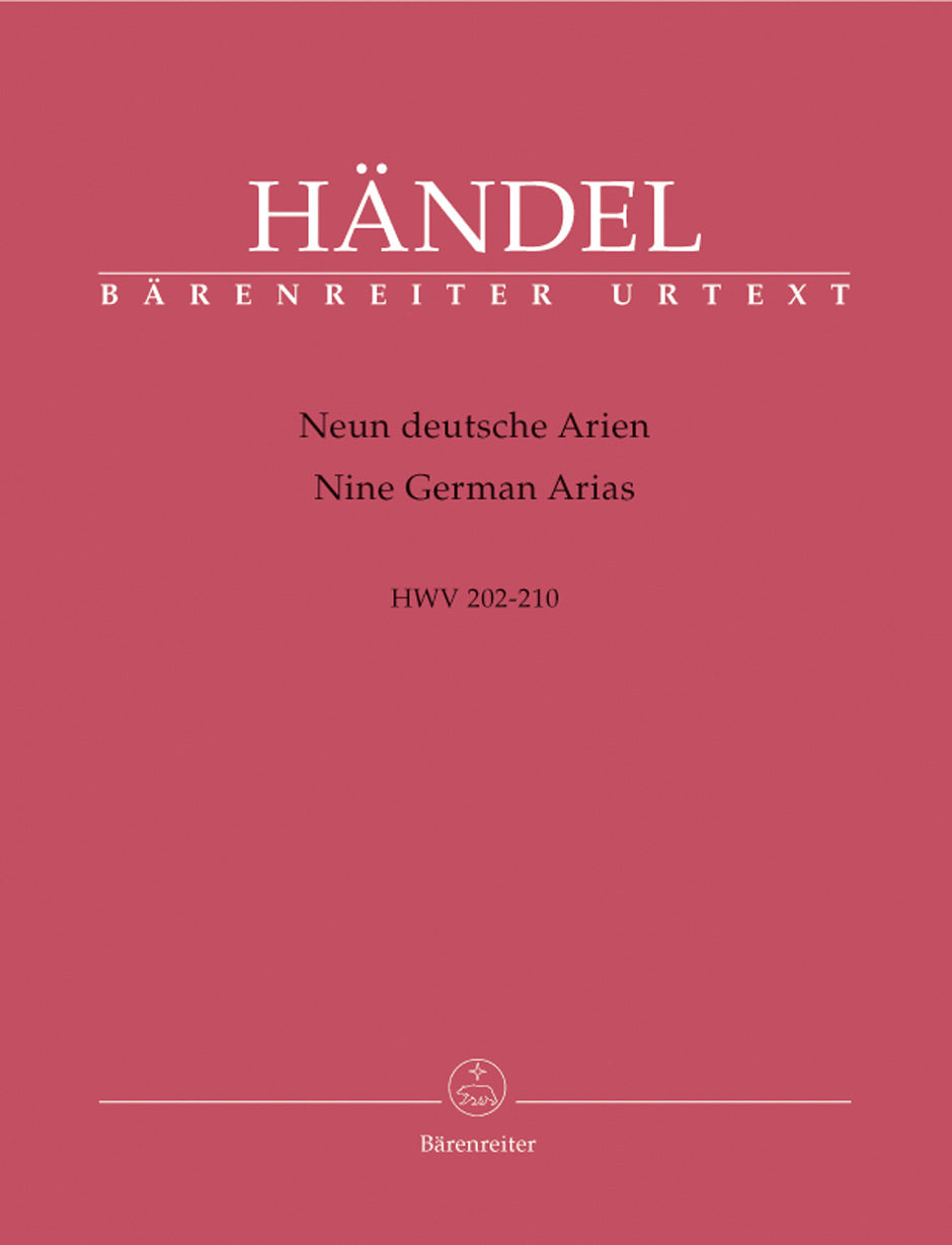 Handel, 9 Deutsche Arien (Barenreiter)