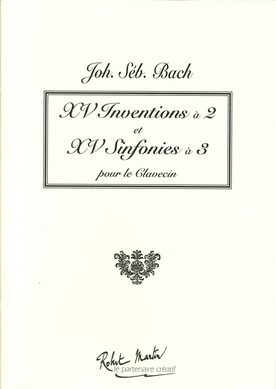 Bach, XV Inventions a 2 et XV Sinfonies (Zurfluh)
