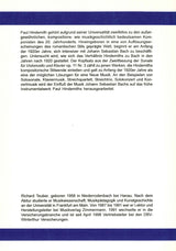 Teuber, Bach-Rezeption fruhen Hindemiths (Peter Lang)