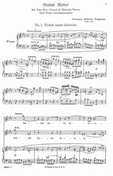 Pergolesi, Stabat mater (SA,Pf) (G.Schirmer)