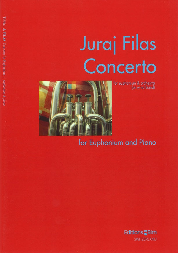Filas, Concerto for Euphonium (Euph,Pf) (Bim)