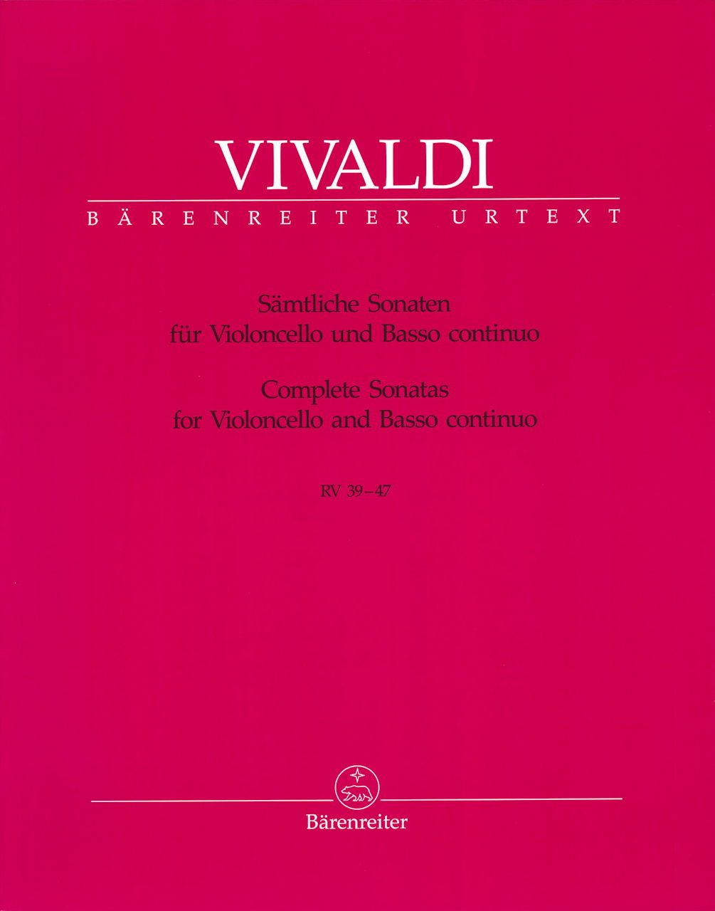 Vivaldi, Samtliche Sonaten RV 39-47 (Barenreiter)
