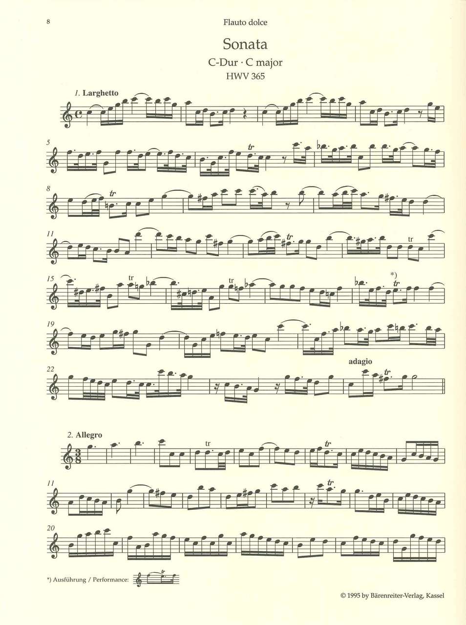 Handel, Sonatas, Complete (Barenreiter)