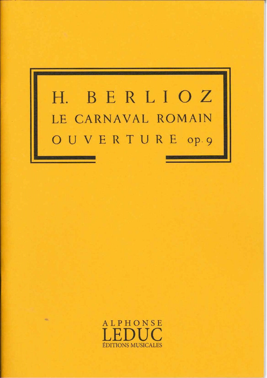 Berlioz, Carnaval romain, Ouverture (Heugel)