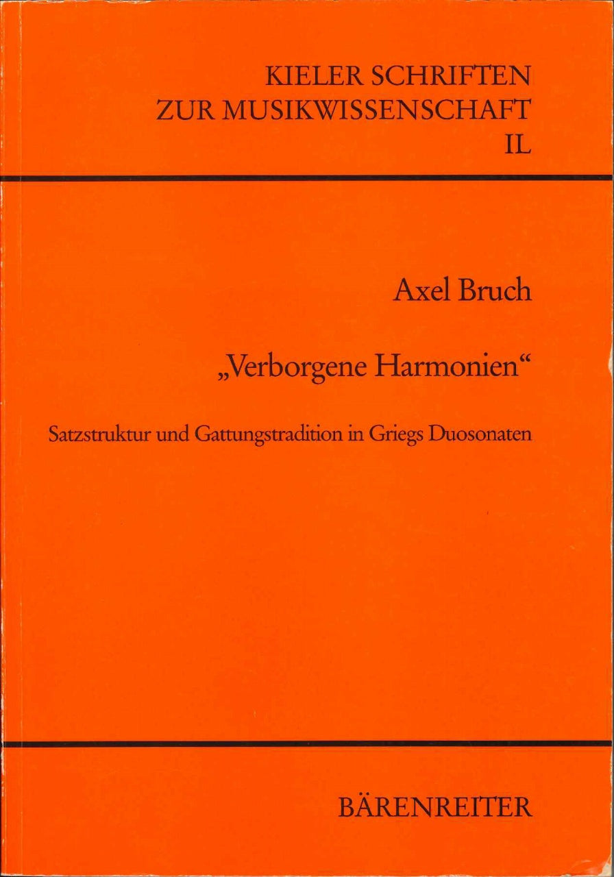 Bruch, Verbogene Harmonien (Barenreiter)